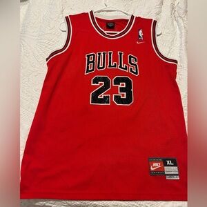 Vintage Nike JR  XL+2 Jordan Chicago bulls jersey Swarovski crystals custom made